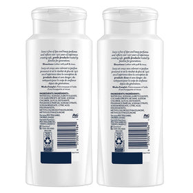 Ivory Aloe Body Wash rich lather in action for a refreshing rinse.