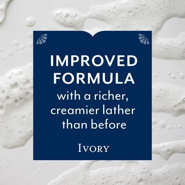 Ivory Body Wash Original lather suggesting gentle cleansing and family-friendly care