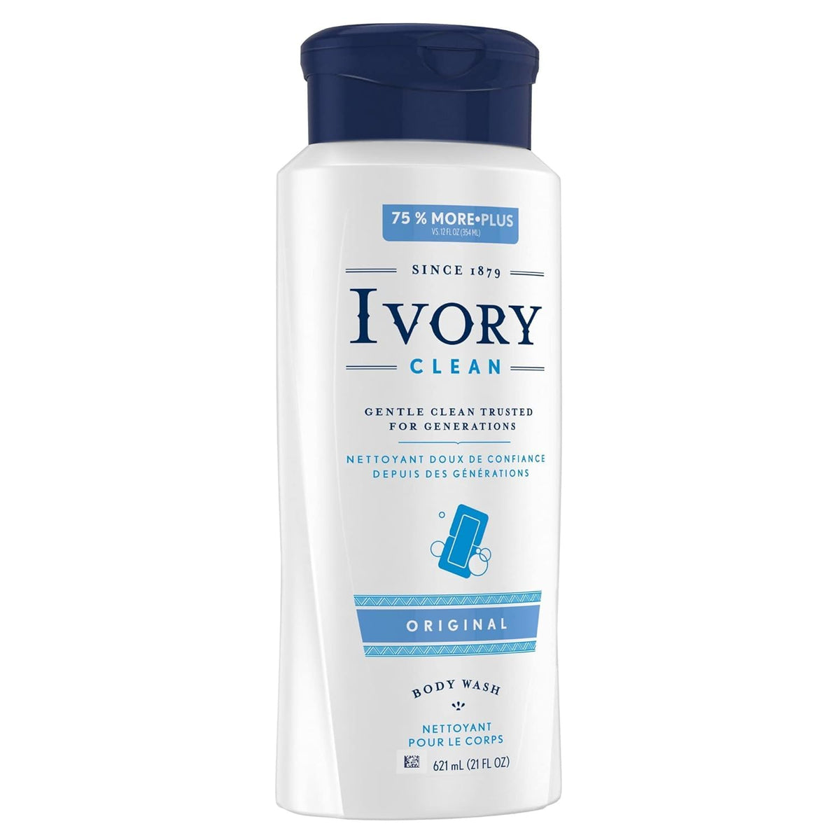 Ivory Original Body Wash fragrance swatch suggesting refreshing, inviting aroma.
