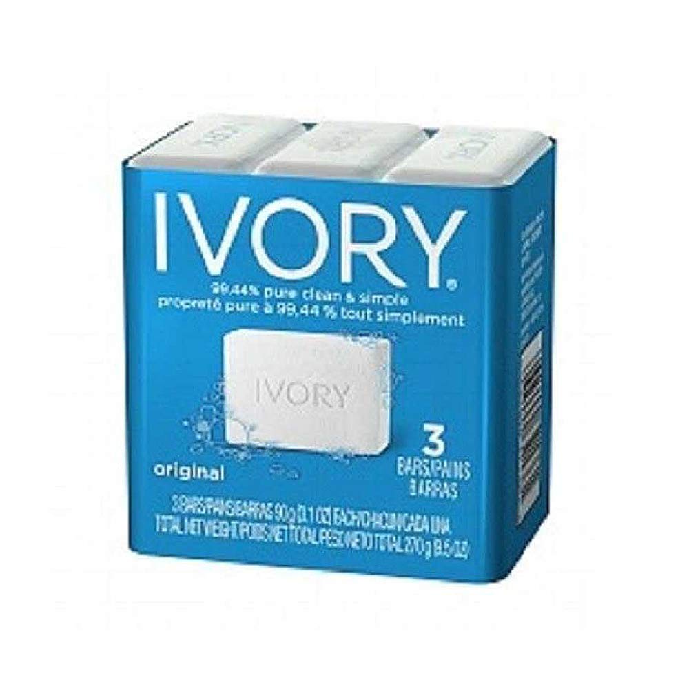 Ivory Simply Ivory bath bar for unisex use, gentle cleansing for the whole family.