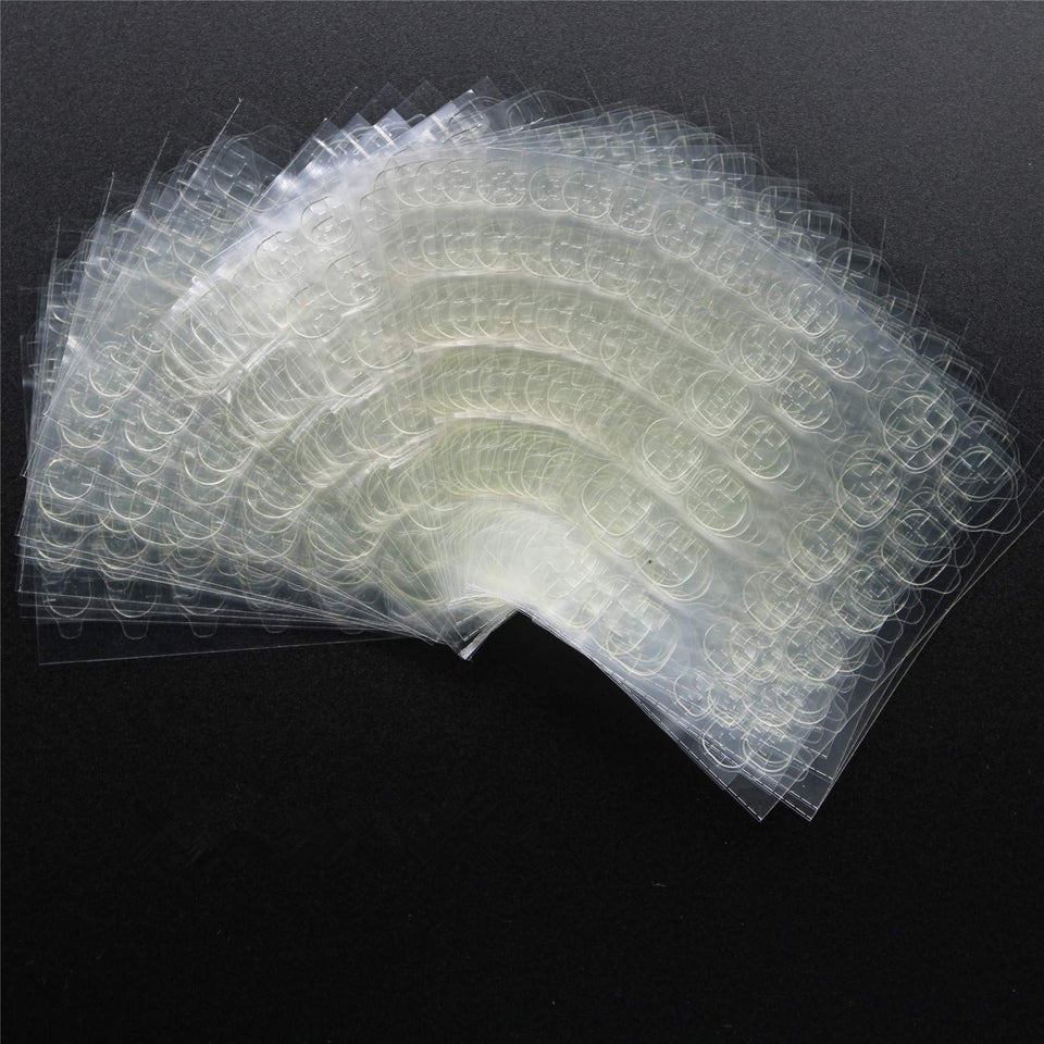 Ivtor jelly adhesive tabs pack close-up for quick, secure temporary nails