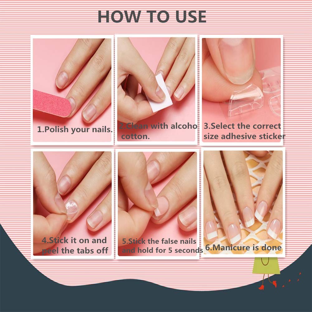 Ivtor nail stickers peel-off close-up for easy removal and reuse