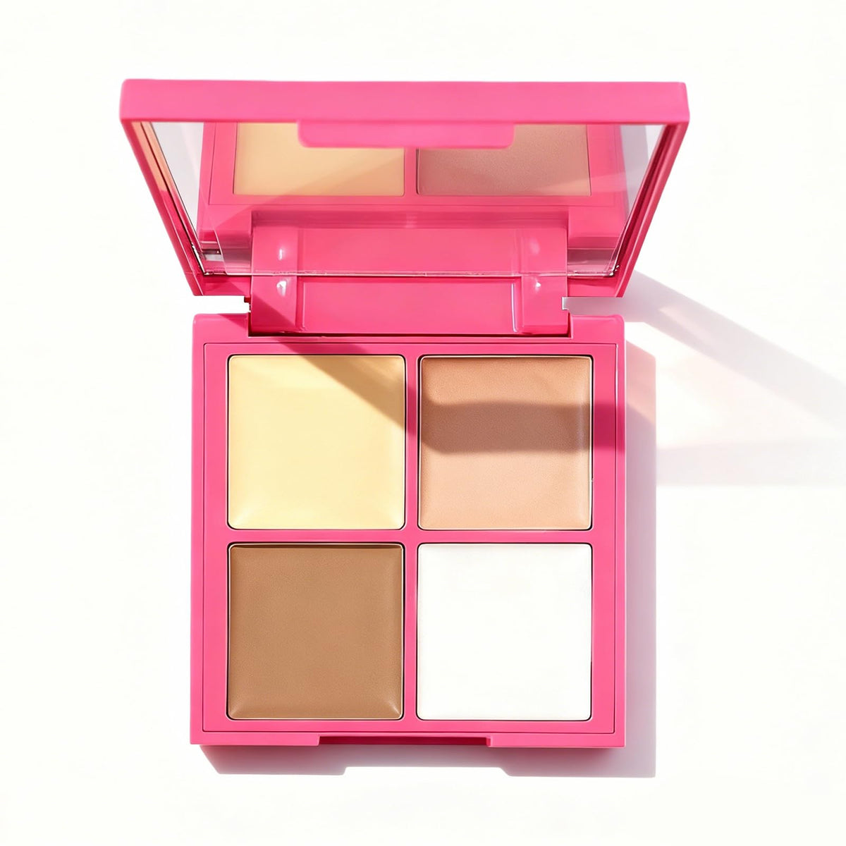 IWAWA Concealer four-shade palette swatches for color correction and coverage