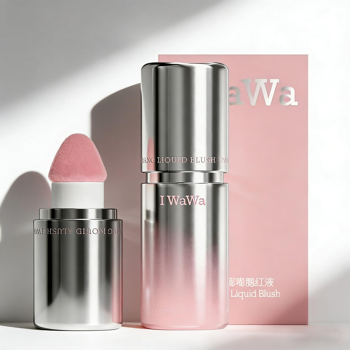 IWAWA Liquid Blush jelly-texture dispense for a breathable, buildable flush
