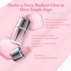 IWAWA Liquid Blush compact and portable design ideal for on-the-go touch-ups