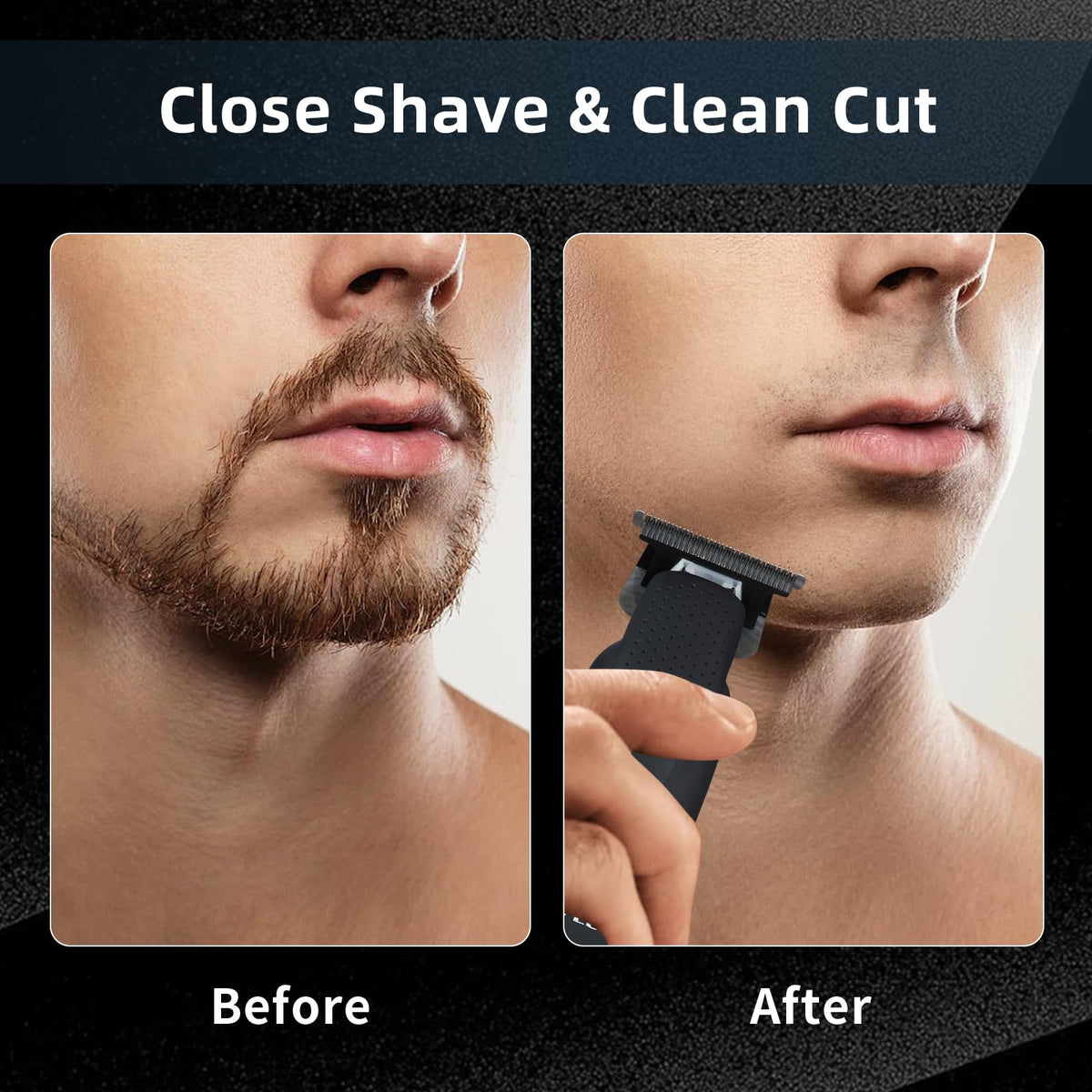 IWEEL trimmer with rubber ergonomic handle provides steady grip in wet conditions