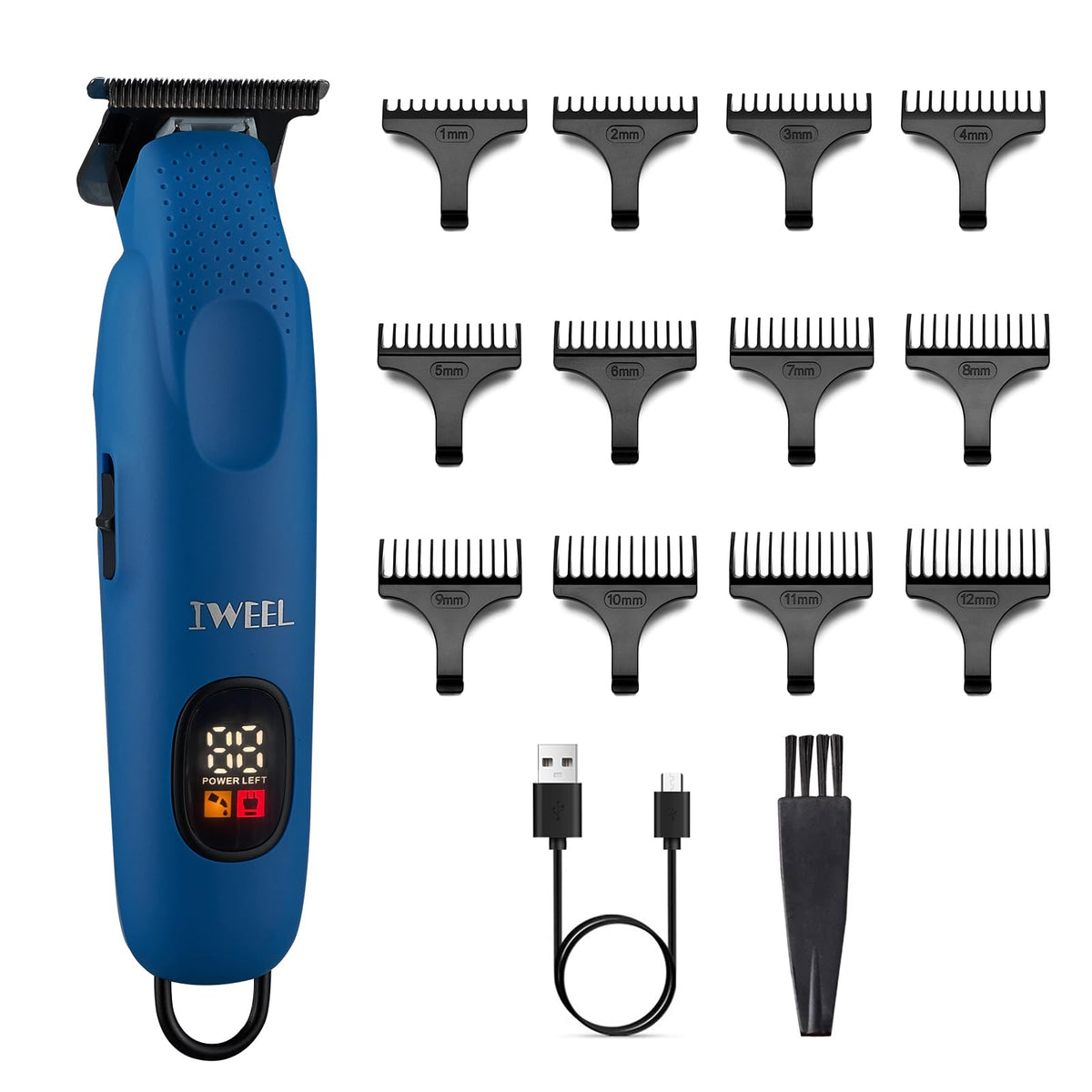IWEEL beard trimmer with T-Blade for precise close shave and clean edges