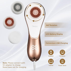 IWEEL Rotating brushes at 750 and 900 rpm for customized cleansing routines.