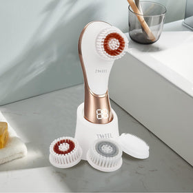 IWEEL Silicone brush head offering hygienic, easy-to-maintain cleansing options.