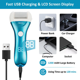 IWEEL speed settings provide gentle or deeper care as needed.