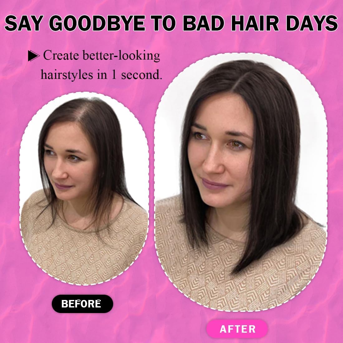 Iwig lightweight topper for easy, all-day comfortable styling.