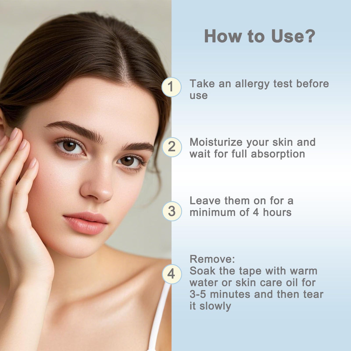 IyxicmI night-use tape supported by overnight wear for potential results