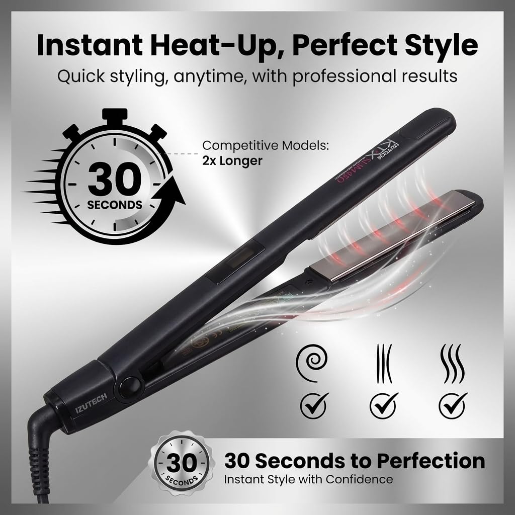 IZUTECH KTX Slim450 dual voltage for travel-friendly styling worldwide.
