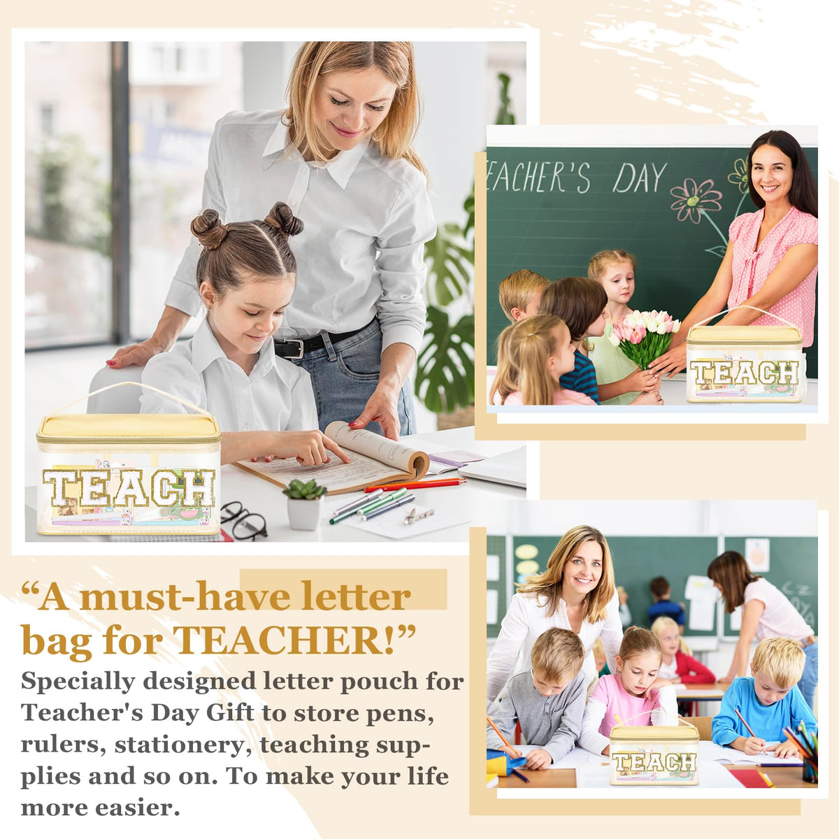 Izuzta TEACH bag durable handle for easy carrying during travel.