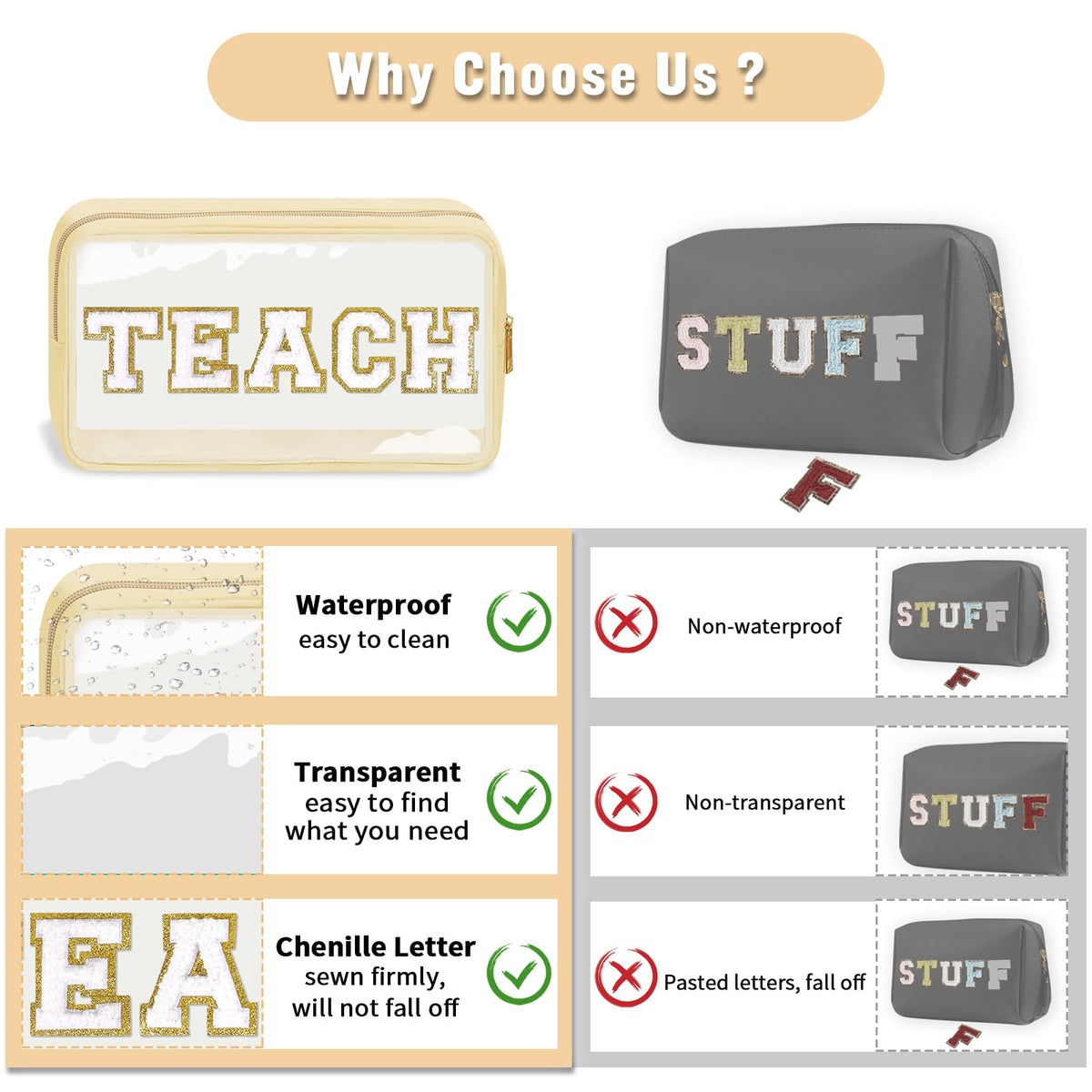 izuzta TEACH bag TSA-friendly size for travel