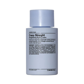 J Beverly Hills Blue Crazy Straight lotion bottle for frizz control and shine