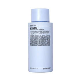 J Beverly Hills Blue Everyday Moisturizing Shampoo bottle with eucalyptus oil for a refreshing cleanse.