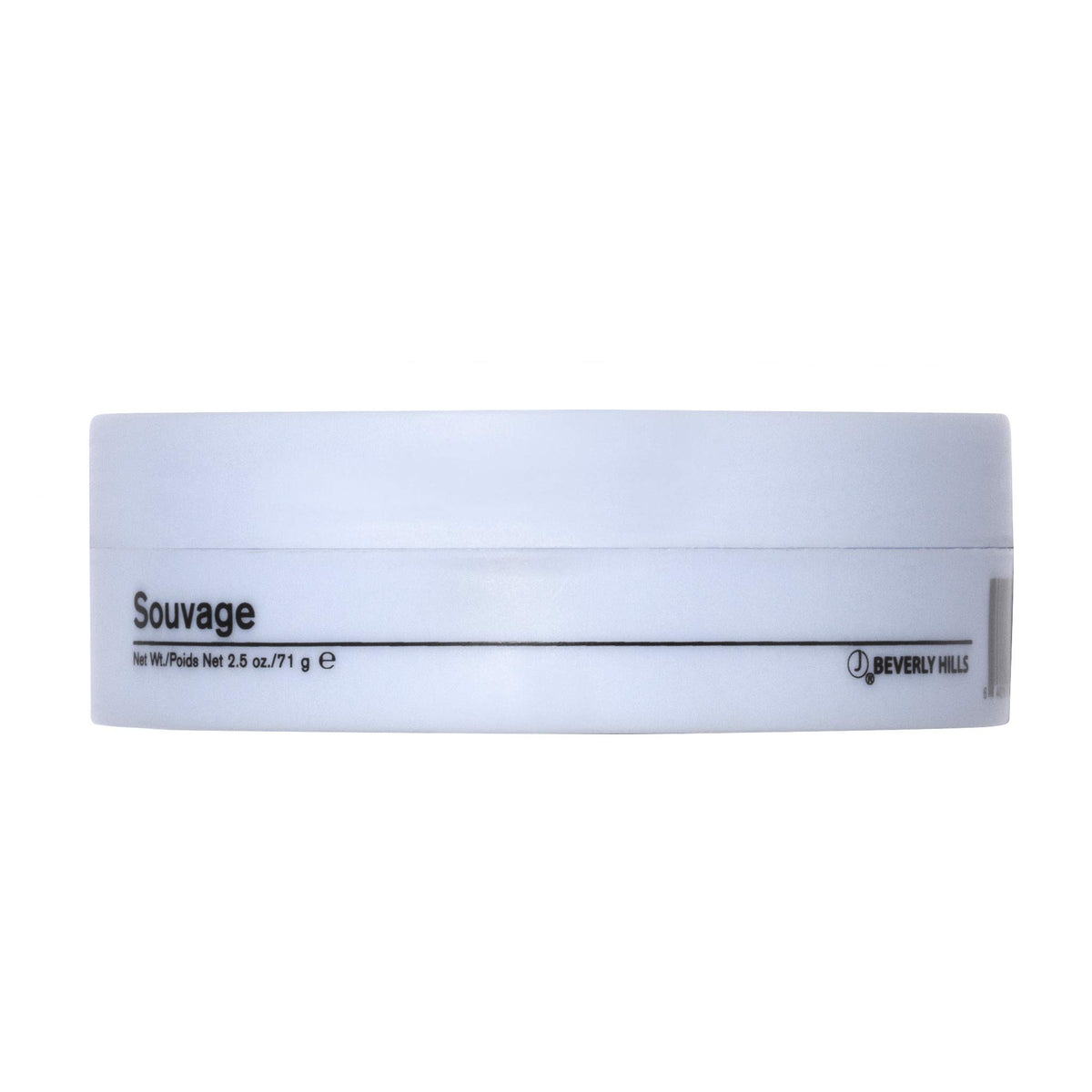 J Beverly Hills Blue Souvage finishing texture paste packaging shows flexible hold.
