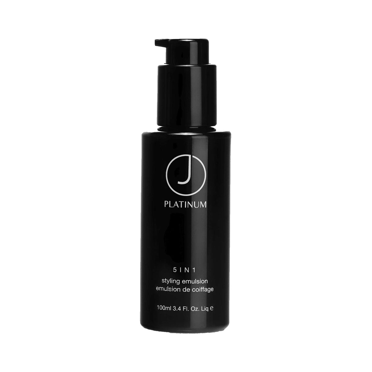 J Beverly Hills Platinum 5 in 1 leave-in emulsion cream adds silky shine and frizz control.
