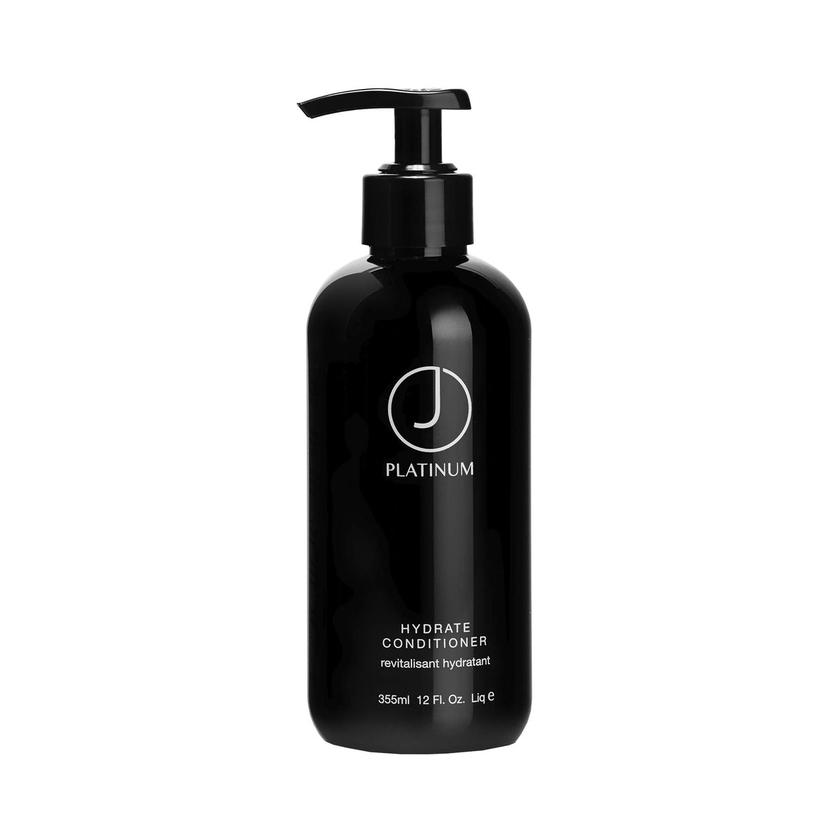 J Beverly Hills Platinum Hydrate Conditioner bottle highlighting premium hydration and conditioner quality.