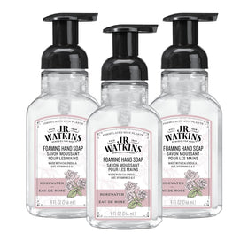 J.R. Watkins foaming hand soap pump close-up for easy, gentle cleansing