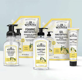 Close-up texture of J.R. Watkins hand cream with rich moisture.