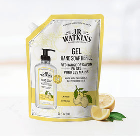 J.R. Watkins Lemon scent close-up for bright freshness.