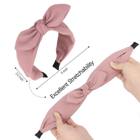 Jaciya soft fabric wrapped headband for lightweight comfort all day