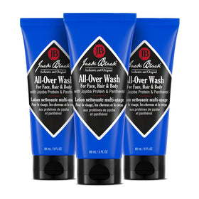 Jack Black All Over Wash bottle front highlights citrus and oakmoss freshness.