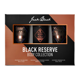 Packaging features cedarwood imagery for Black Reserve.