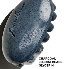 Jack Black Charcoal Body Bar packaging highlights vegan formula and USA-made quality