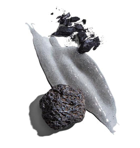 Jack Black Charcoal Body Buff grain texture shows exfoliation for smoother skin.
