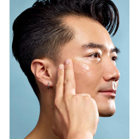 Jack Black Epic Moisture Serum texture closeup shows light, non-greasy feel.
