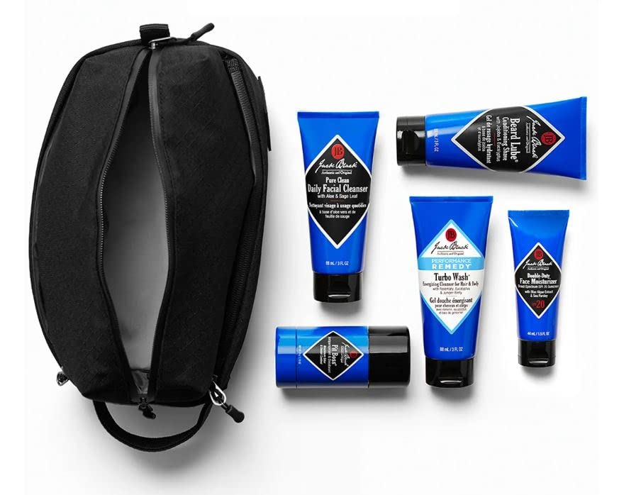 Jack Black Pit Boss travel-size deodorant set ready for trips
