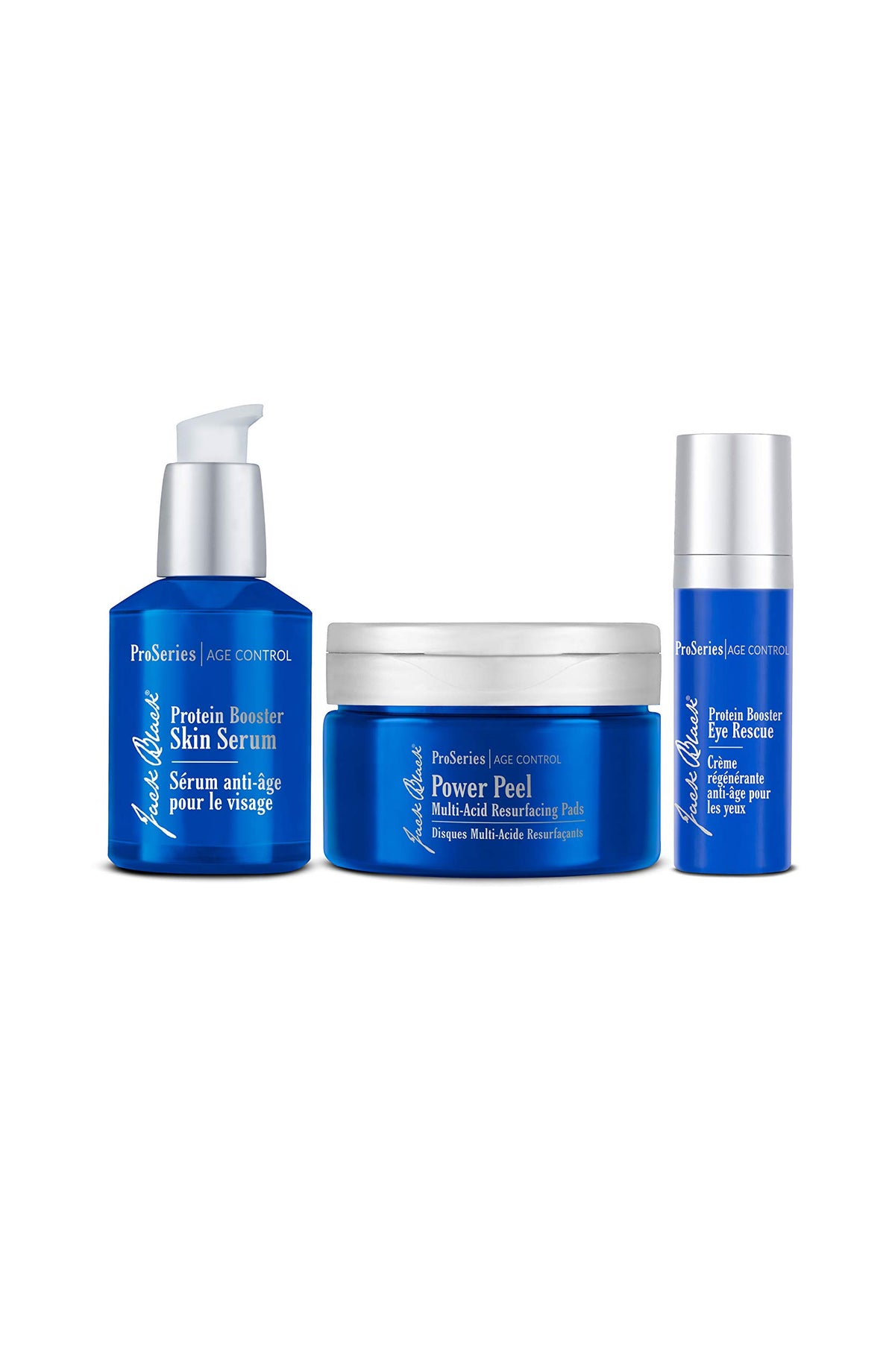 Jack Black Protein Booster Skin Serum bottle highlighting anti-aging care