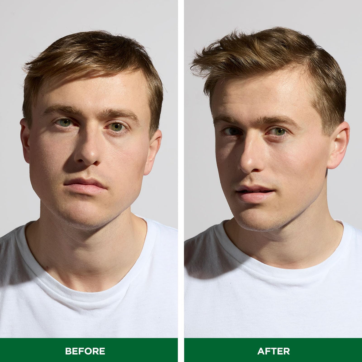 Natural shine from Jack Black True Volume Foam for a healthy finish