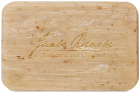 Jack Black Turbo Bar lava rock exfoliation smoothing the skin.