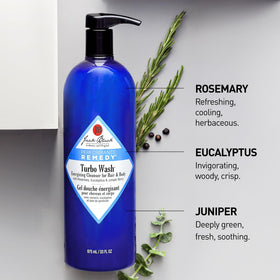 Jack Black Turbo Wash 3oz tube close-up ideal for on the go