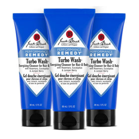 Jack Black Turbo Wash energizing bottle reveals a refreshing dual-cleanse for body and hair