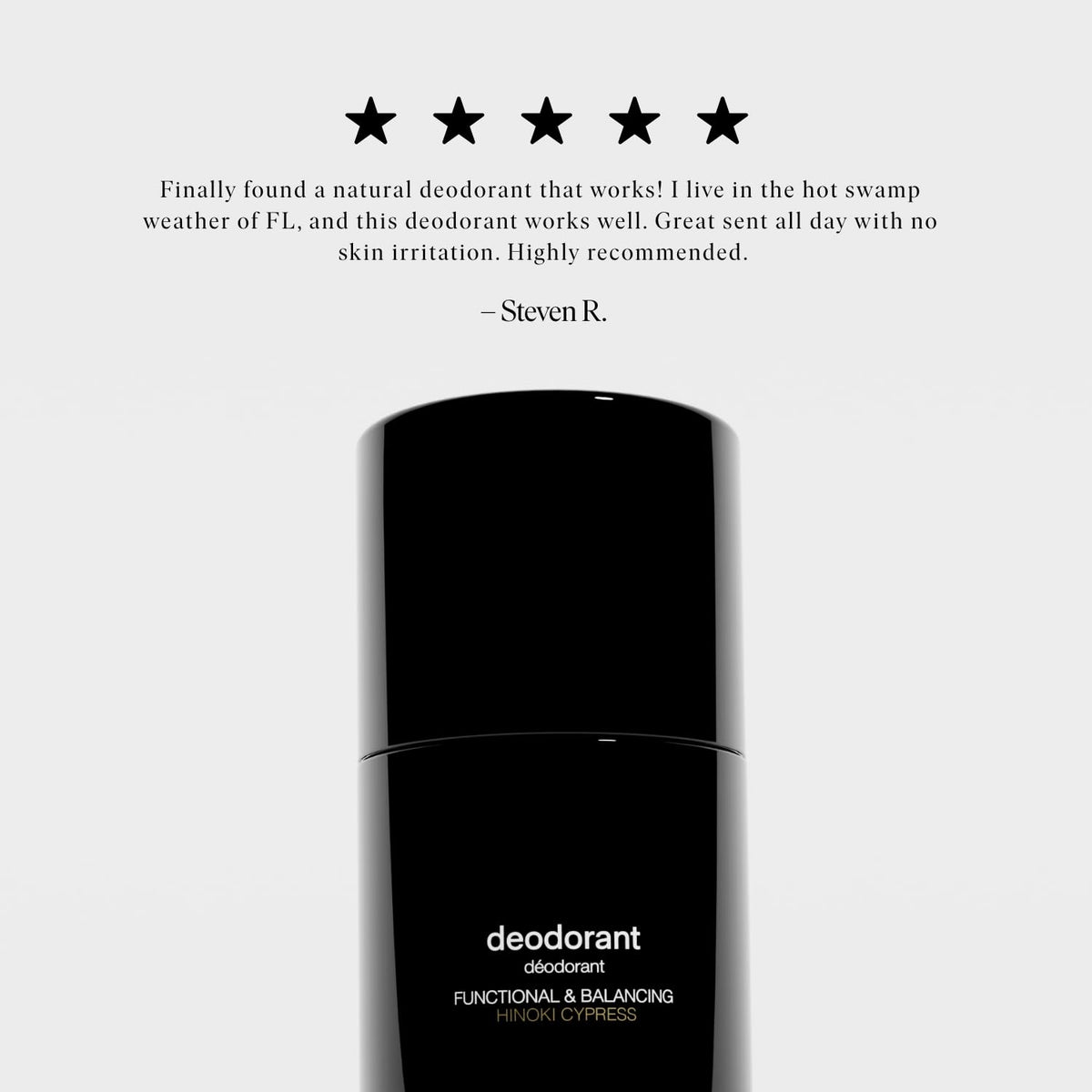 Magnesium and zinc icons illustrate odor neutralization in Jack Henry deodorant