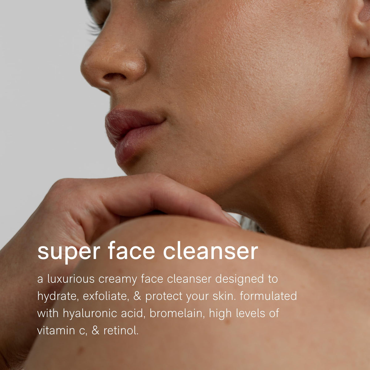 Jack Henry Hydrating Facial Cleanser hyaluronic acid for lasting moisture.