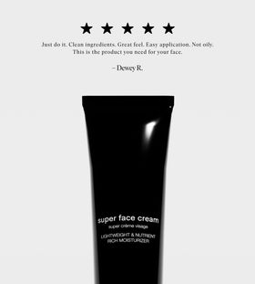 Jack Henry Super Face Cream proudly shows USA-made formulation.