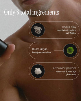 Jack Henry three-ingredient clean formula highlighting fossilized microalgae