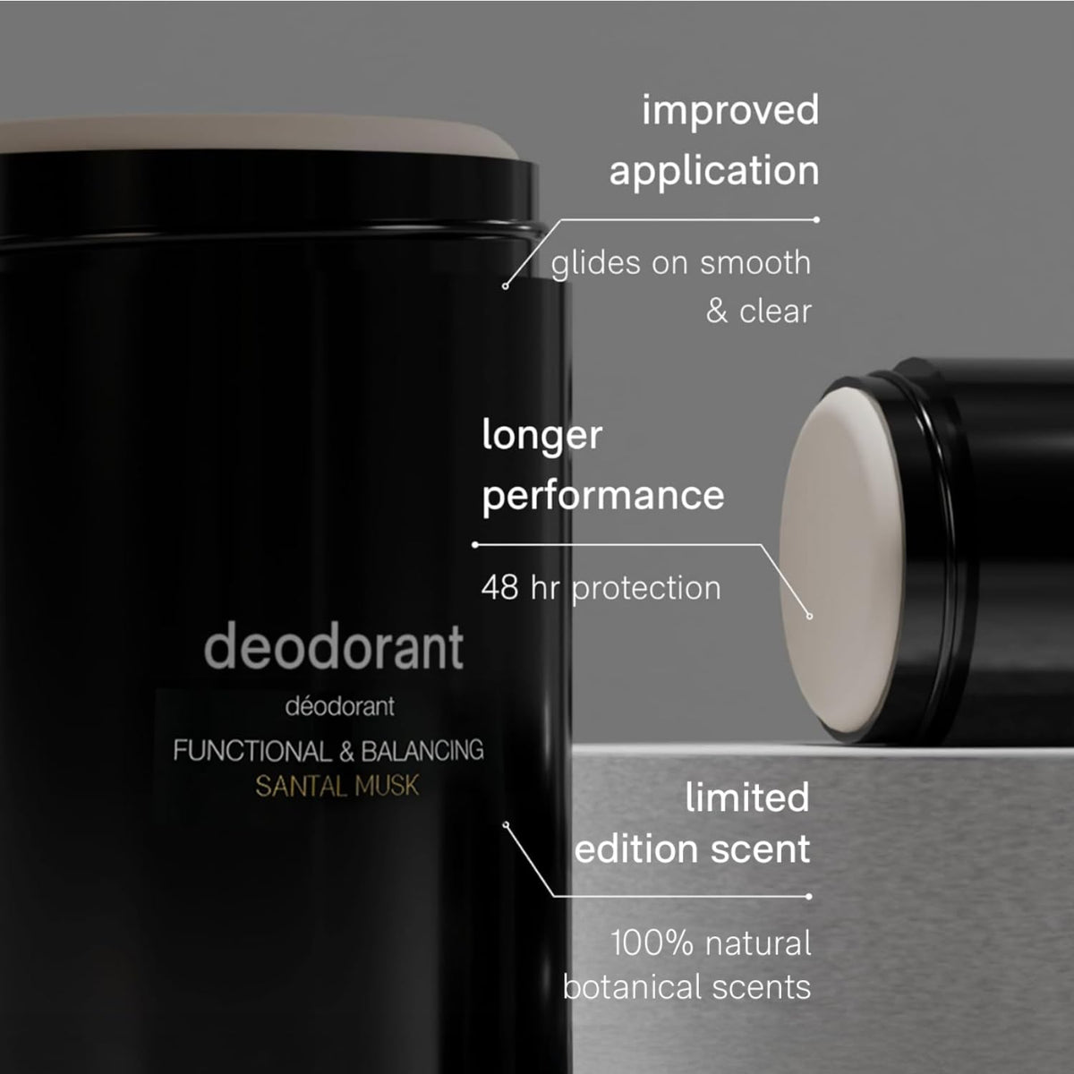 Vegan cruelty-free seal on packaging emphasizes clean, ethical self-care.