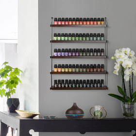 MK482A side view highlights space saving rack that keeps bottles organized and visible