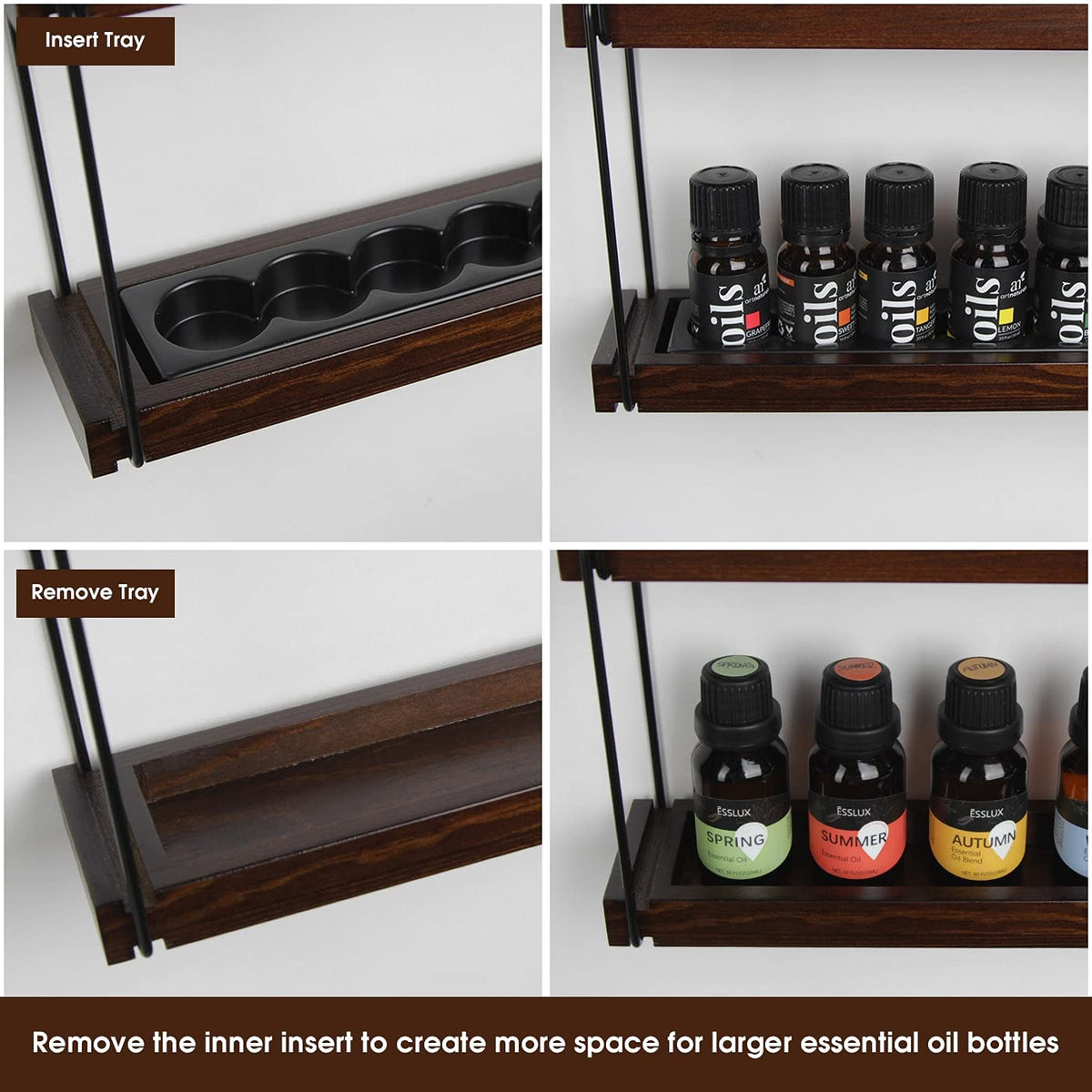 MK482A wood metal closeup emphasizes durable construction with brown and black finish