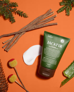 Jackfir Classic Daily Facial Moisturizer label with eco packaging emphasizing sustainability