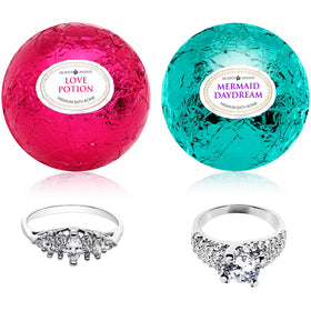 Jackpot Candles Mermaid Love Potion bath bombs two-pack gift for spa night