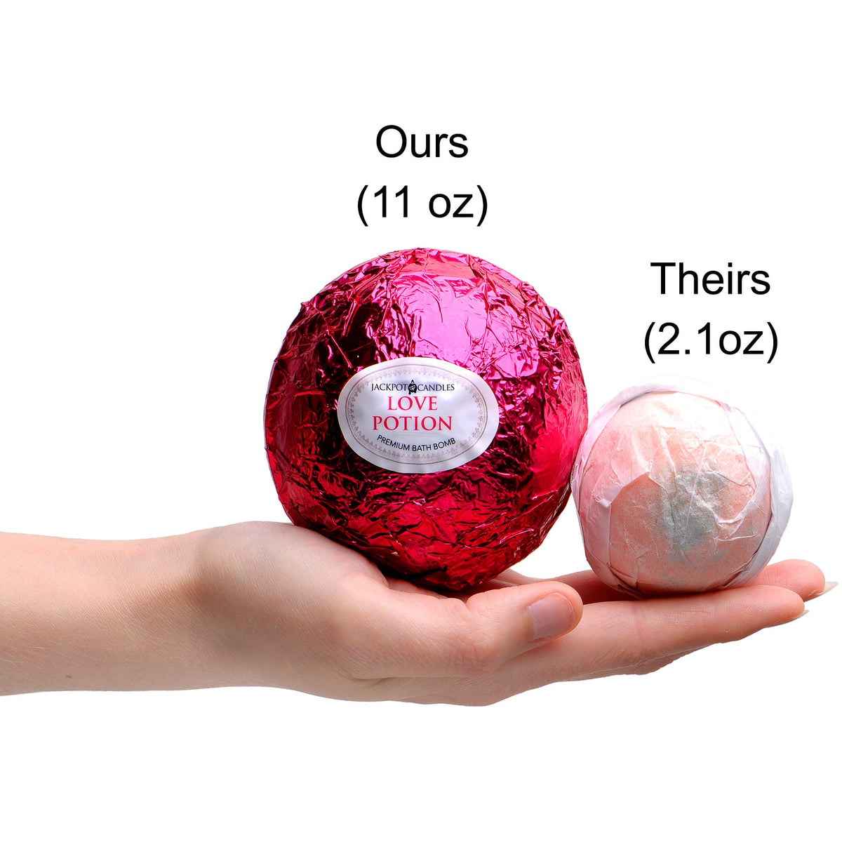 Ring inside each bath bomb adds a playful surprise