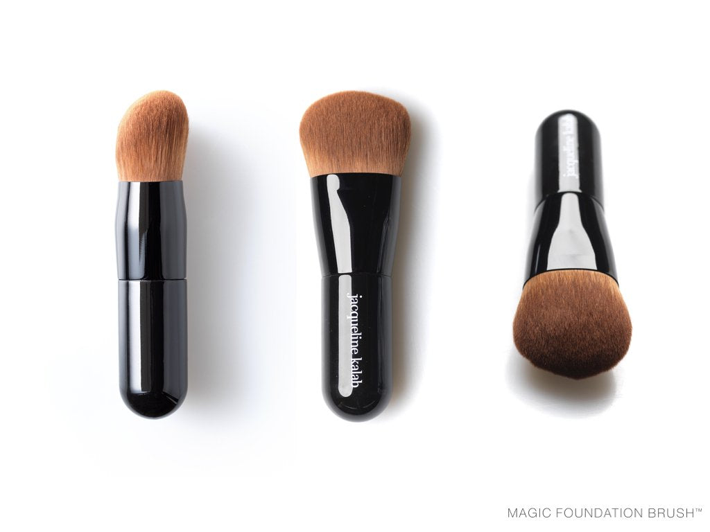 Jacqueline Kalab Magic Foundation Brush easy to clean and reuse.